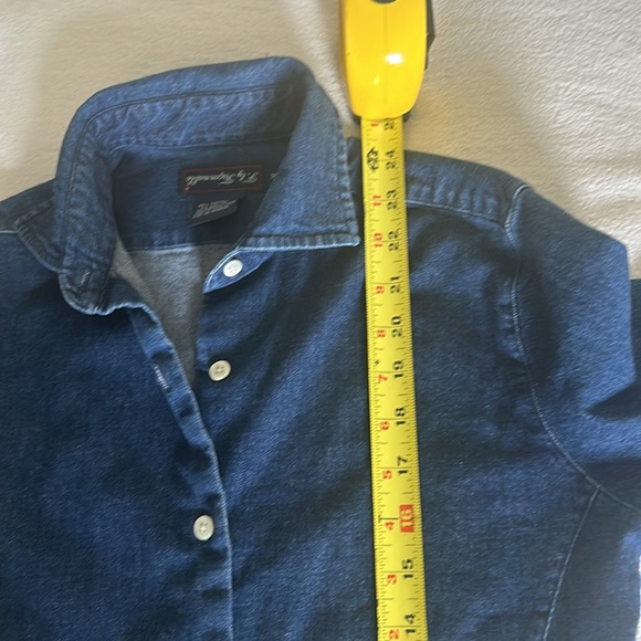 F.by Faconnable jeans blouse size xs 98% cotton 2% spandex perfect condition - Picture 7 of 7